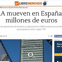 Las M&A mueven en Espaa 90.000 millones de euros